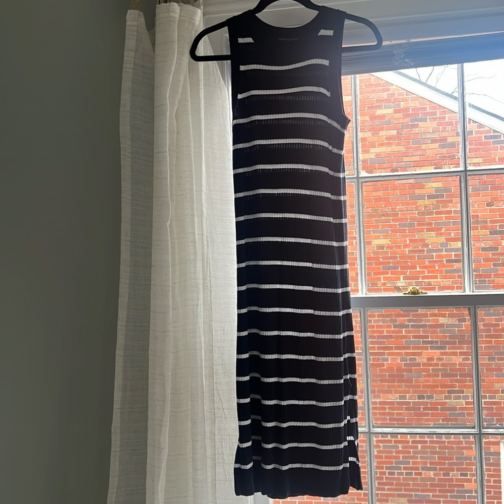 Navy Banana Republic Maxi Dress